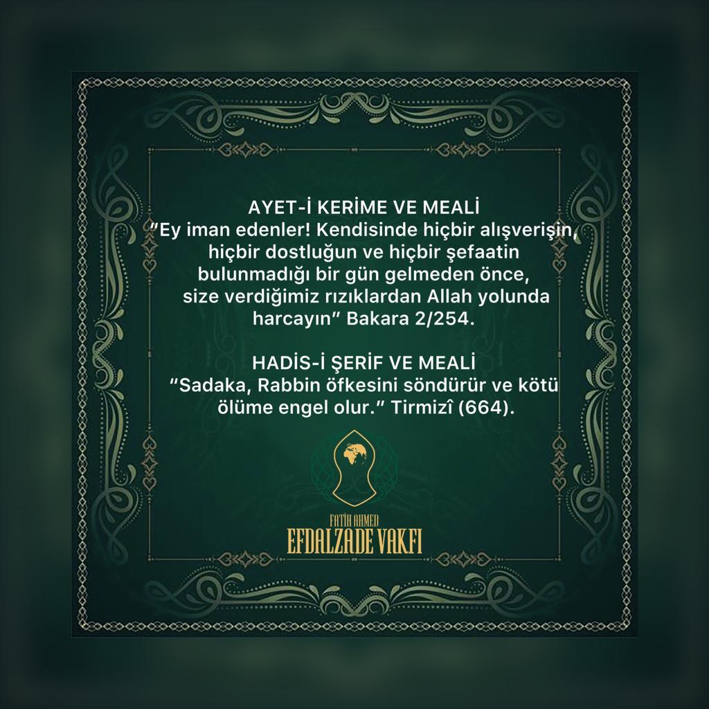 Âyet ve hadis paylaşım görseli